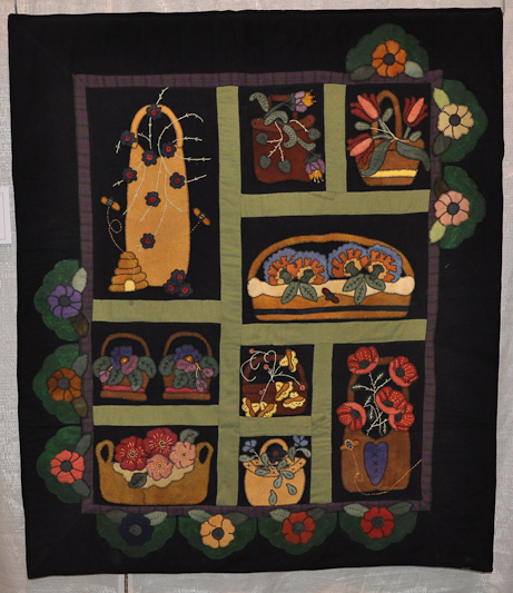 150. Nola Ferguson • Midnight Basket of Flowers