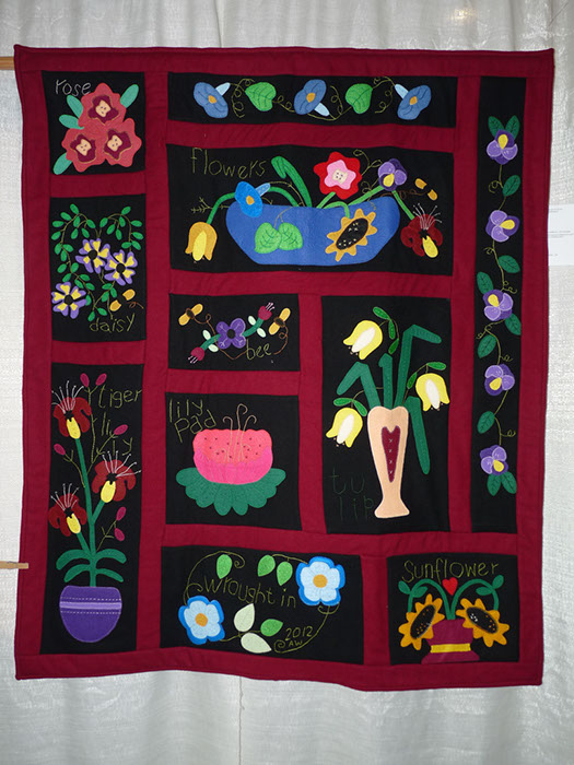 C19b Arla Wardell Flower Sampler